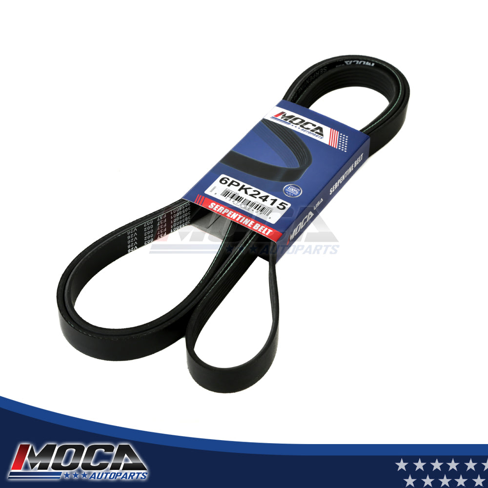 Correa serpentina compatible con Chevrolet Express 1500 Base Standard Cargo EPDM 6PK2415