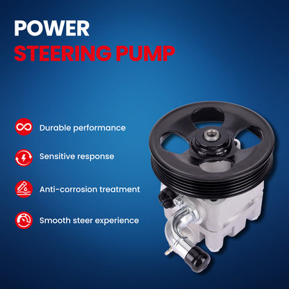 MOCA Power Steering Pump Fit for 2003-2006 Subaru Baja 2.5L & 2000-2004 Subaru Legacy 2.5L & 2000-2004 Subaru Outback 2.5L