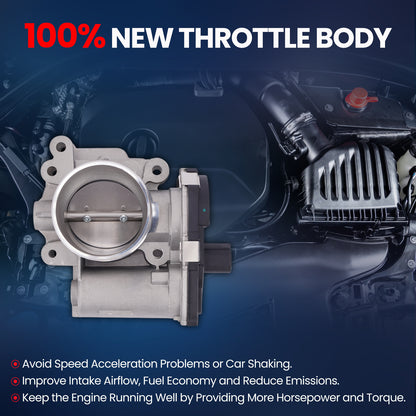 MOCA Throttle Body Fit for 2007-2010 Chevrolet Cobalt L4 2.2L & 2007-2011 Chevrolet HHR L4 2.2L & 2007-2009 Pontiac G5 L4 2.2L