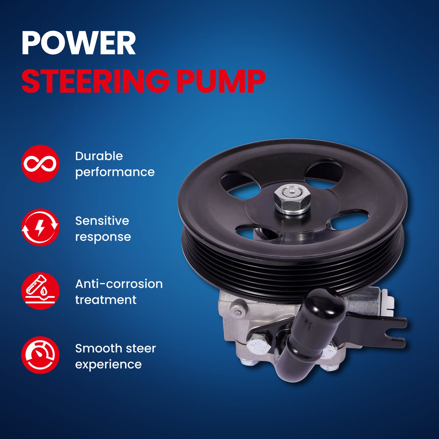 MOCA Power Steering Pump - PSP148
