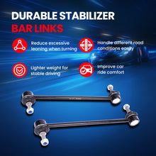 MOCA 2Pcs Front Sway Bar Link Kit Fit for 2011-2014 Chrysler 200 V6 3.6L & 2009-2014 Dodge Avenger L4 2.4L