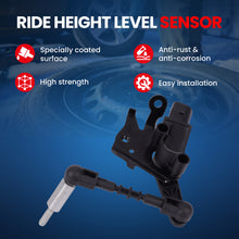Sensor de nivel de altura de manejo MOCA V10-72-0154 delantero izquierdo compatible con Audi A6 2.0L 2012-2018 y Audi A6 A7 Quattro 3.0L 2012-2018