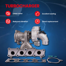Turbocompresor MOCA K03 compatible con Jaguar XE 2.0L 2017-2018 y Jaguar XF 2.0L 2013-2015 y Land Rover LR2 2.0L 2013-2015 (solo gasolina)