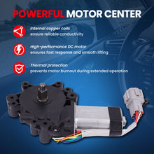 Motor de elevalunas eléctrico delantero izquierdo MOCA compatible con Nissan TITAN 2004-2015, Nissan Armada 2005-2015 e INFINITI QX56 2004-2013
