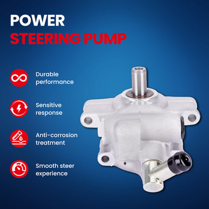 Bomba de dirección asistida MOCA compatible con Ford E-150 (2002-2006), Ford Econoline (1999-2006) y Ford F-350 (1999-2007)