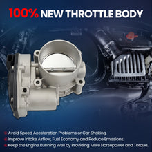 MOCA Throttle Body Fit for 2011-2018 Ford Edge V6 3.5L & 2011-2017 Ford Mustang V6 3.7L & 2015-2019 Ford Transit T250 V6 3.7L & 2013-2016 Lincoln MKZ V6 3.7L