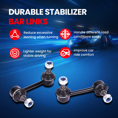 MOCA 2Pcs Rear Stabilizer Sway Bar End Link Kit Fit for 2007-2017 Honda CR-V L4 2.4L