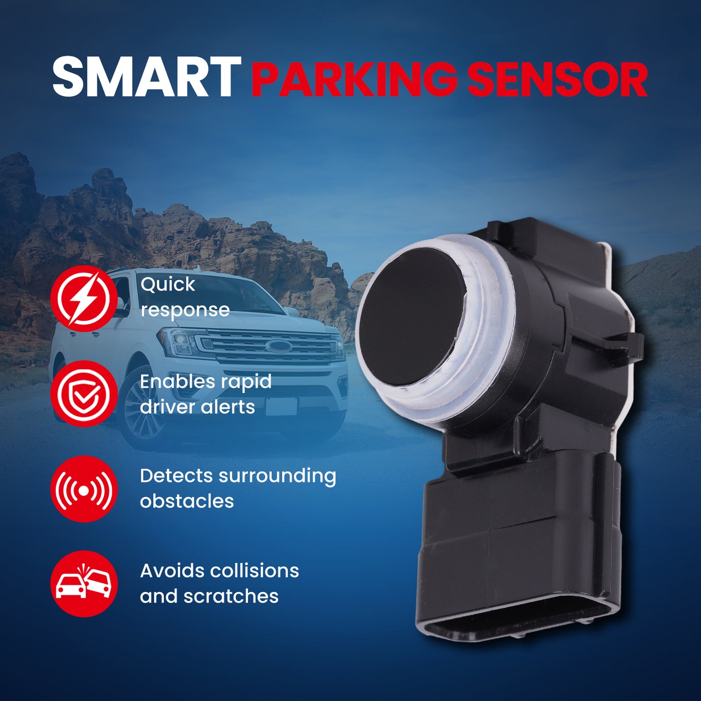 MOCA Parking Aid Sensor Fit for 2016-2018 Honda Accord 1.5L 2.0L 2.4L 3.5L