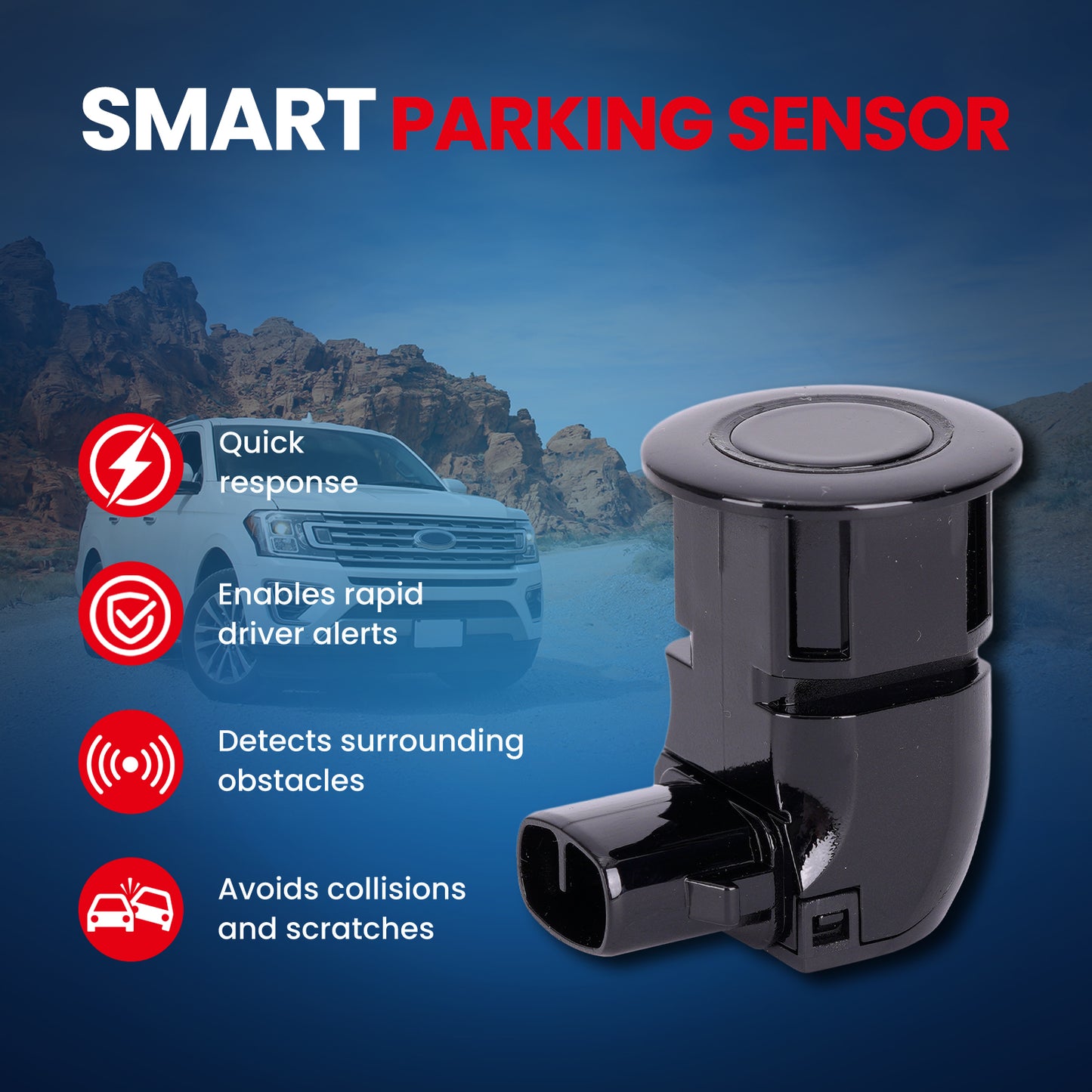 Sensor de asistencia al estacionamiento MOCA compatible con Lexus GS450h (2009-2011), Lexus IS F (2008-2010) y Lexus IS350 (2006-2010)