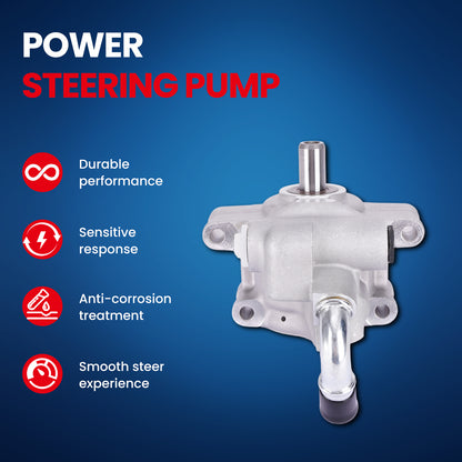 Bomba de dirección asistida MOCA compatible con Ford F-250, F-350, F-450 y F-550 Super Duty (5,4 L, 6,0 L y 6,8 L) de 2005 a 2007 y Ford Excursion (5,4 L, 6,0 L y 6,8 L) de 2004 a 2005.