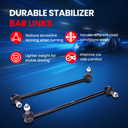 MOCA 13.82" 2x Front Stabilizer Sway Bars End Links Fit for 2011-2012 Hyundai Sonata & Kia Optima