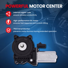 Motor de elevalunas eléctrico delantero trasero derecho MOCA compatible con Buick Encore 2013-2022, Chevrolet Trax 2013-2022 y Chevrolet Sonic 2013-2020