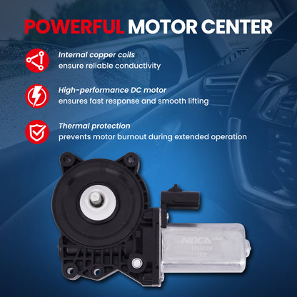 MOCA Front Rear Right Power Window Motor Fit for 2013-2022 Buick Encore & 2013-2022 Chevrolet Trax & 2013-2020 Chevrolet Sonic