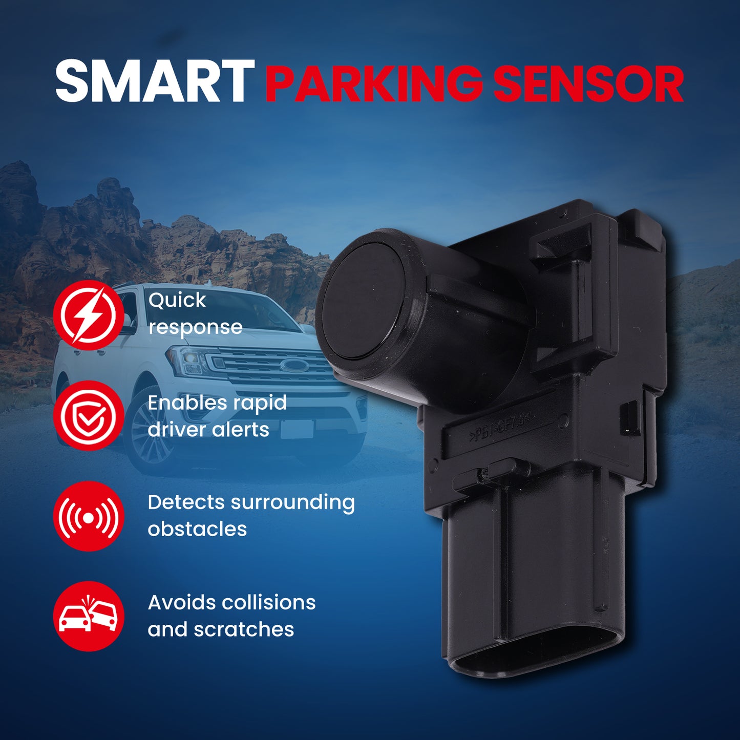 MOCA Parking Aid Sensor Fit for 2010-2013 Lexus GX460 & 2010-2012 Lexus RX350 RX450h & 2011-2017 Toyota Sienna