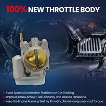 MOCA Throttle Body Fit for 2005-2008 Chevrolet Cobalt L4 2.0L & 2004-2006 GMC Canyon L4 2.8L & 2004-2007 Saturn Ion L4 2.0L