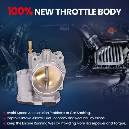 MOCA S20094 Throttle Body Fit for 2008-2012 Chevrolet Colorado 3.7L & 2008-2012 GMC Canyon 3.7L & 2008-2010 Hummer H3 3.7L