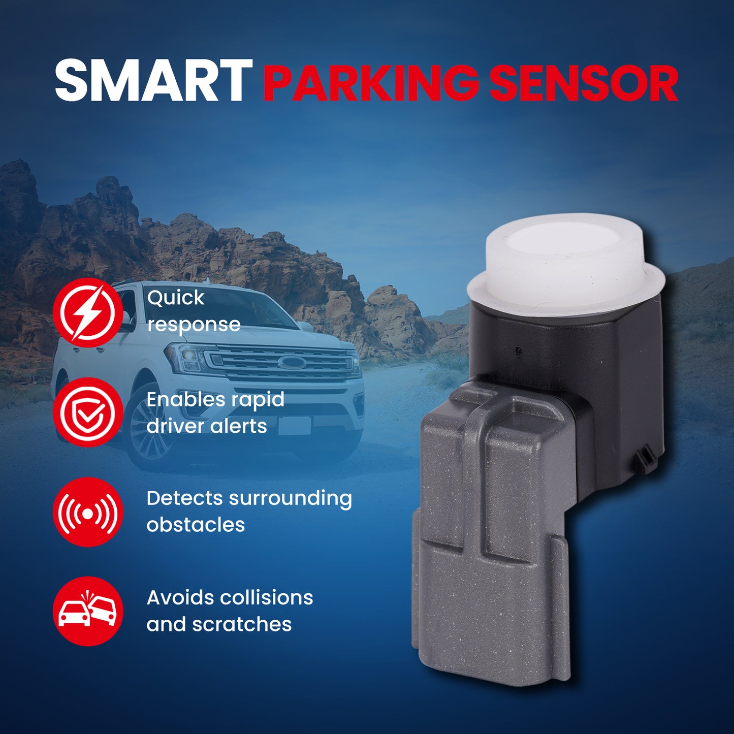 MOCA Parking Aid Sensor Fit for 2018-2024 Infiniti Q50 Q60 & 2016-2024 Infiniti QX60 & 2016-2021 Nissan Titan