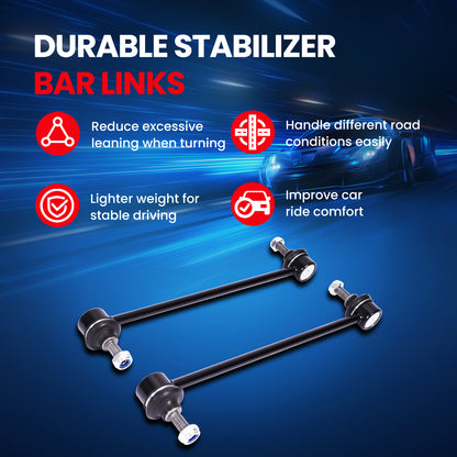 MOCA 2x Front Sway Bar Link Kit Fit for 2005-2008 Ford Escape L4 2.3L & 2014-2019 Mazda 6 L4 2.5L & 2005-2011 Mercury Mariner L4 3.0L