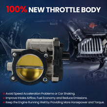 MOCA Throttle Body Fit for 2008-2014 Chevrolet Express 1500 V6 4.3L & 2007-2013 GMC Sierra 1500 V6 4.3L & 2007-2009 Saturn Aura V6 3.6L