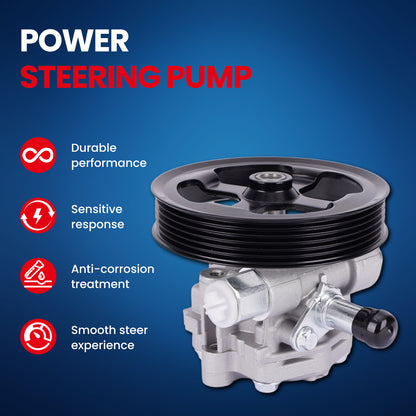 Bomba de dirección asistida MOCA compatible con Jeep Compass 2.0L 2.4L (2007-2017) y Dodge Caliber 2.0L 2.4L (2007-2012)