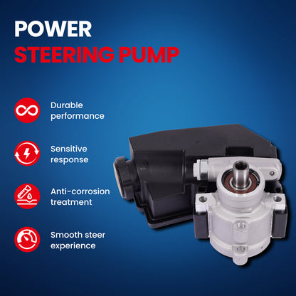 Bomba de dirección asistida MOCA compatible con Jeep Cherokee 4.0L 1996-2001 y Jeep Wrangler 4.0L 1997-2003