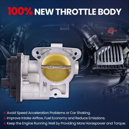 MOCA Throttle Body Fit for 2003-2006 Chevrolet Suburban 2500 8.1L & 2003-2006 GMC Sierra 2500 HD 8.1L