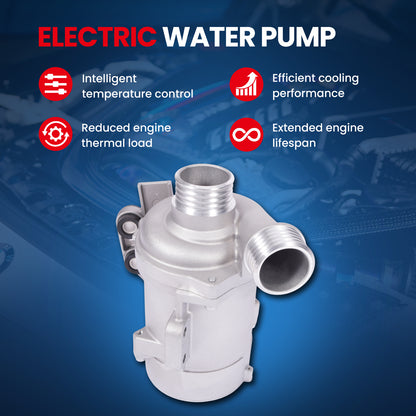 MOCA 115-2300 Electric Engine Water Pump Fit for 2011-2012 BMW X3 3.0L & 2011 BMW 528I 3.0L