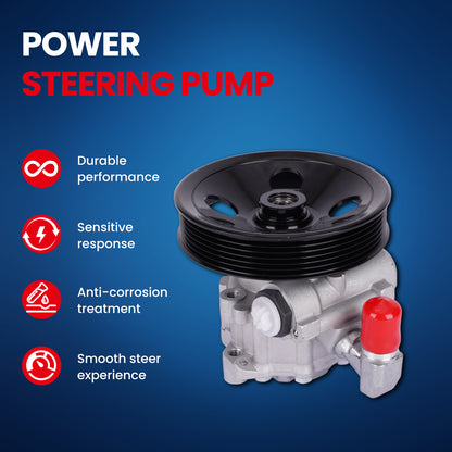 MOCA Power Steering Pump Fit for 2003-2005 Mercedes-Benz E320 & 2004-2006 Mercedes-Benz E500
