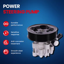 MOCA Power Steering Pump w/ Pulley Fit for 2014-2019 Toyota Tundra 4.6L & 2007-2021 Toyota Tundra 5.7L