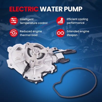 MOCA 114-2110 Electric Engine Water Pump Fit for 2020-2023 Land Rover Range Rover Evoque 2.0L & 2020-2023 Land Rover Discovery Sport 2.0L