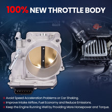 MOCA 672020 Throttle Body Fit for 2017-2024 Honda Ridgeline 3.5L & 2018-2024 Honda Odyssey 3.5L & 2016-2020 & 2022-2024 Acura MDX 3.5L