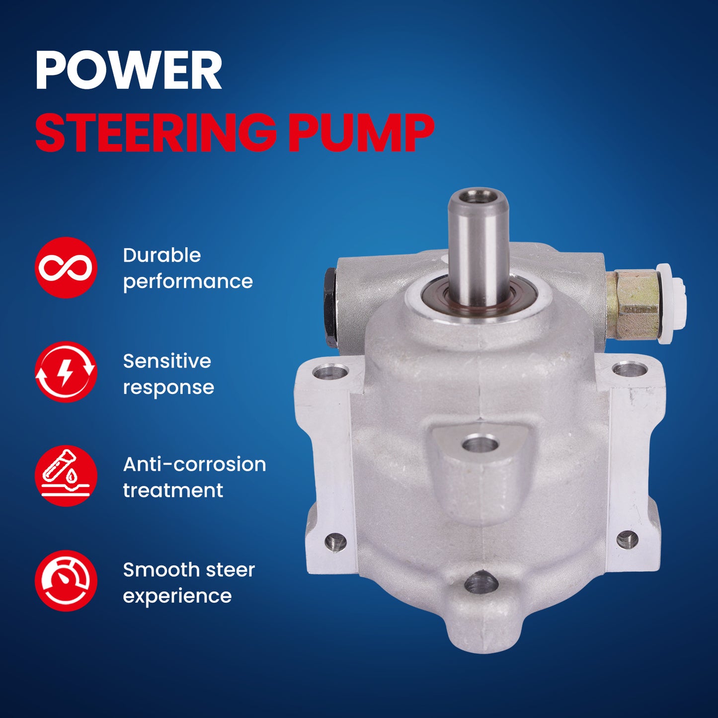 Bomba de dirección asistida MOCA compatible con Dodge Ram 2500 y 3500 (2003-2007)