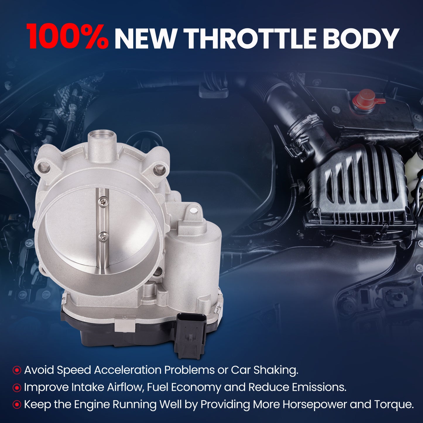 Cuerpo del acelerador MOCA compatible con Chrysler 300 5.7L (2013-2023), Dodge Durango 5.7L (2014-2024) y Ram 2500 5.7L (2012-2019)