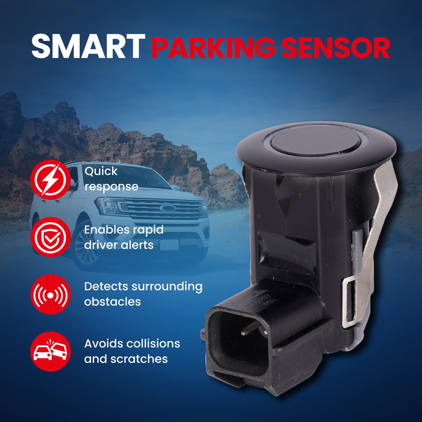 Sensor de asistencia de estacionamiento MOCA compatible con Infiniti EX35 3.5L (2008-2012), Infiniti FX50 5.0L (2009-2013), Infiniti Qx70 3.7L (2014-2017), Nissan Cube 1.8L (2009-2010)
