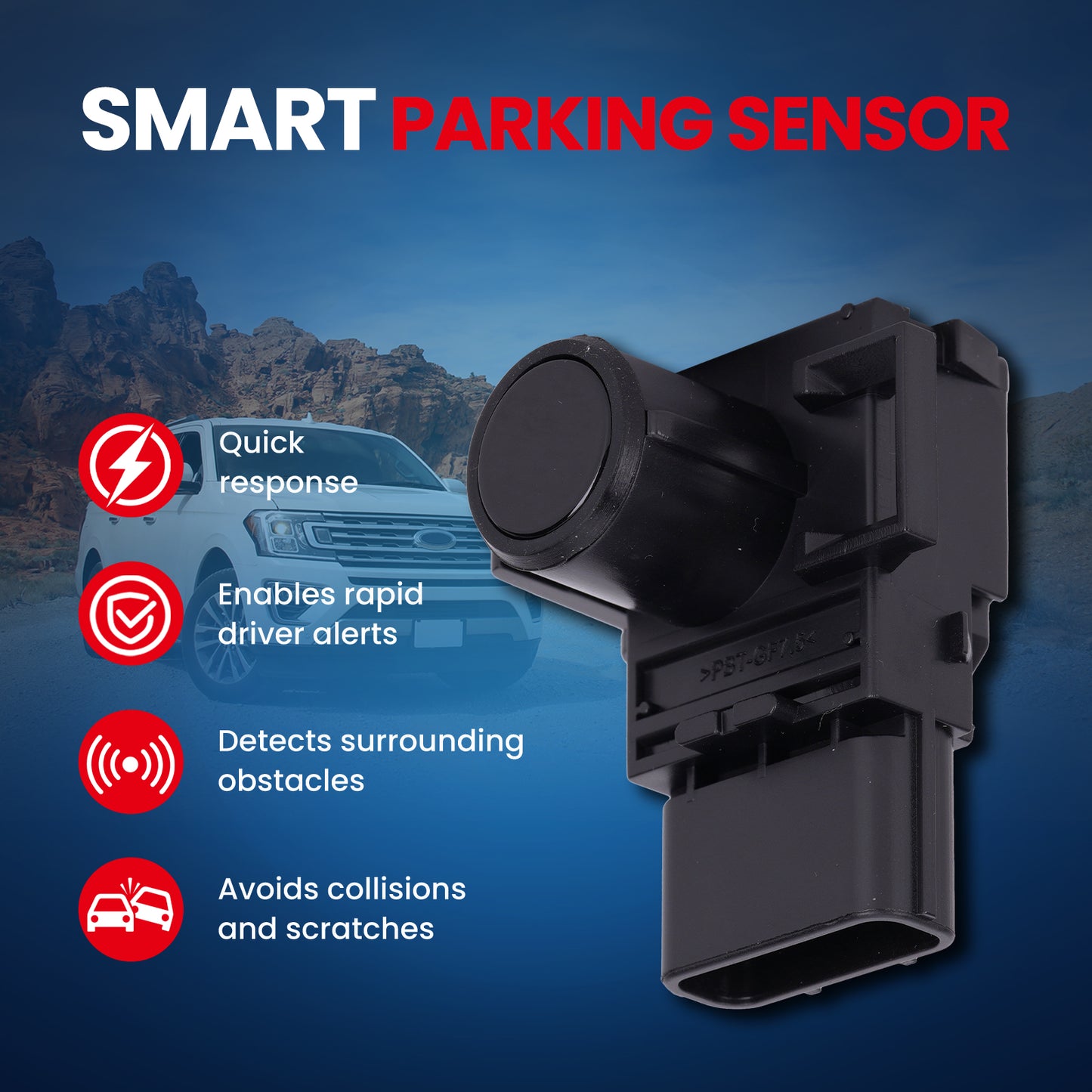 Sensor de asistencia de estacionamiento MOCA compatible con Honda Odyssey 3.5L (2011-2017) y Honda Pilot 3.5L (2012-2015)