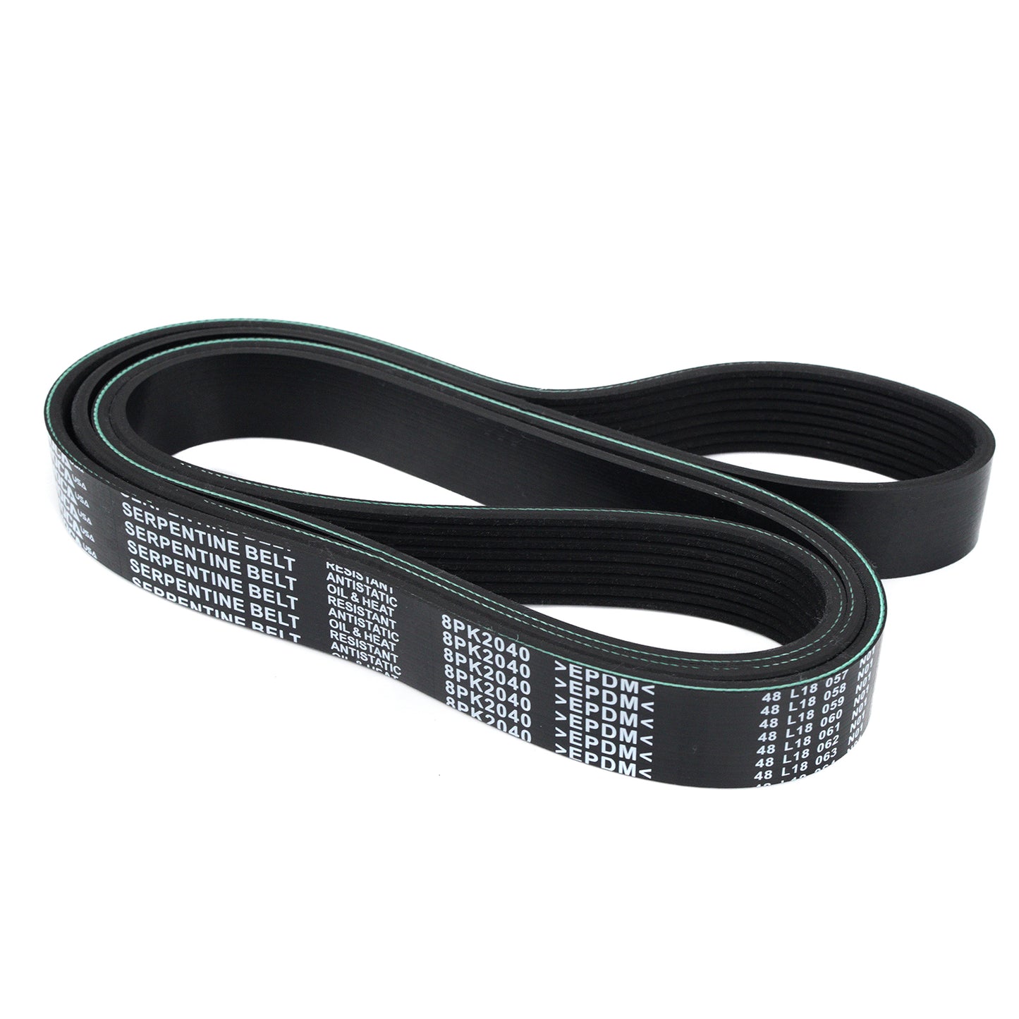 MOCA 8PK2040 EPDM Serpentine Belt Fits 2007-2008 Mercedes-Benz GL320 ML320 R320 3.0L DOHC