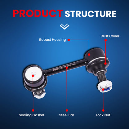 MOCA 2Pcs Rear Stabilizer Sway Bar End Link Kit Fit for 2007-2017 Honda CR-V L4 2.4L