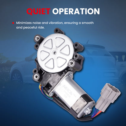 Motor de elevalunas eléctrico delantero derecho MOCA compatible con Nissan Armada 2005-2015, Nissan TITAN 2004-2015 e INFINITI QX56 2004-2013