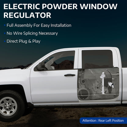 Elevalunas eléctrico trasero izquierdo MOCA con motor compatible con Honda Pilot 2003-2008