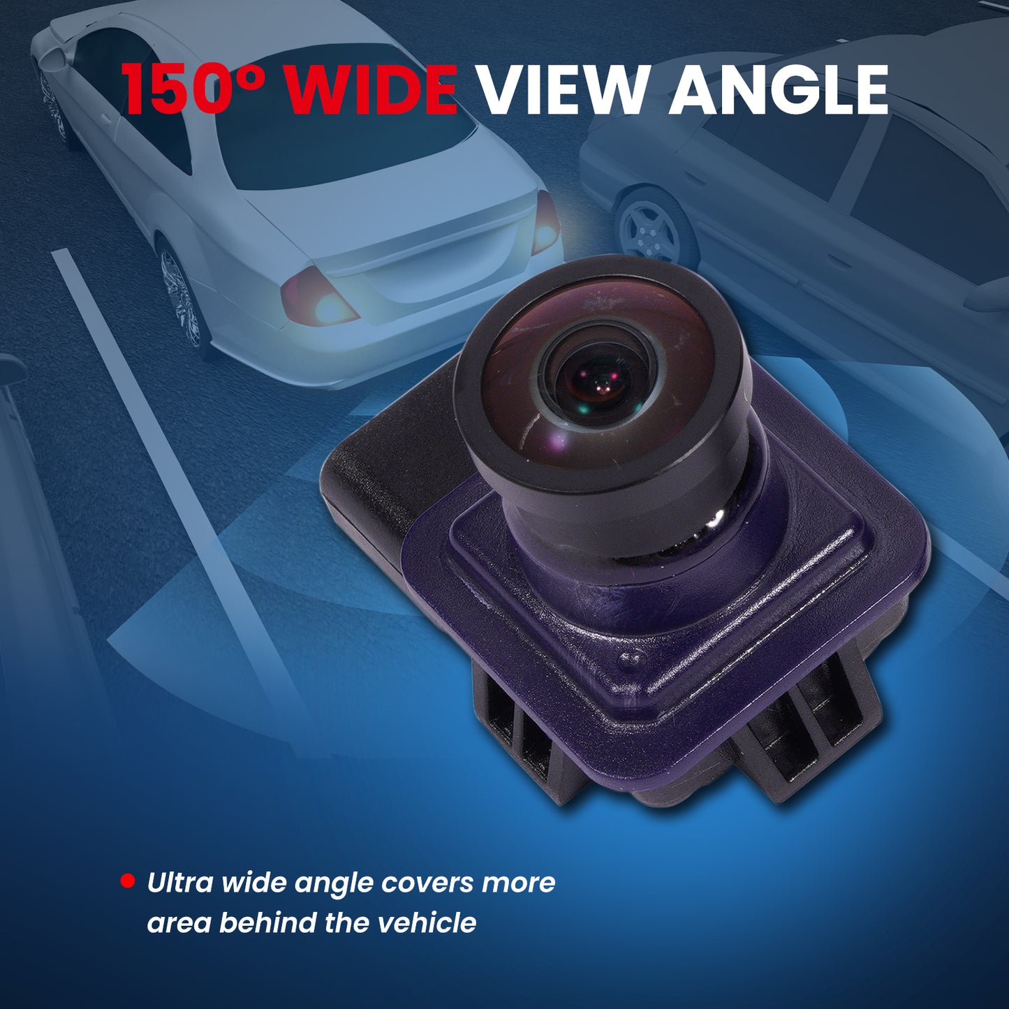 Cámara de asistencia para estacionamiento trasero MOCA 590-419 compatible con Ford Escape 2014-2016 (1.6L, 2.0L y 2.5L)