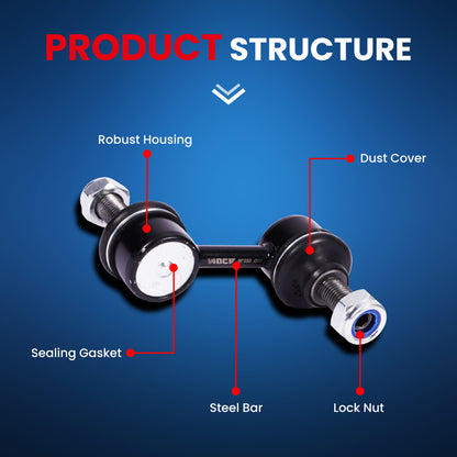 MOCA 2Pcs Front Sway Bar Link Kit Fit for 2003-2013 Subaru Forester 2.5L & 2008-2011 Subaru Impreza 2.0L & 05-09 Subaru Outback 3.0L