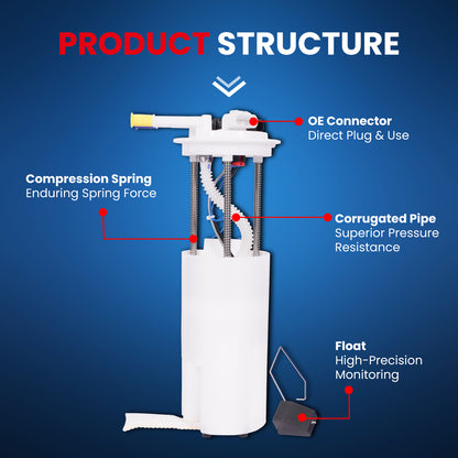 MOCA E3518M Fuel Pump Module Assembly for 2000-2003 Buick Lesabre 3.8L & 1998-2004 Cadillac Seville 4.6L & 2000-2003 Pontiac Bonneville 3.8L
