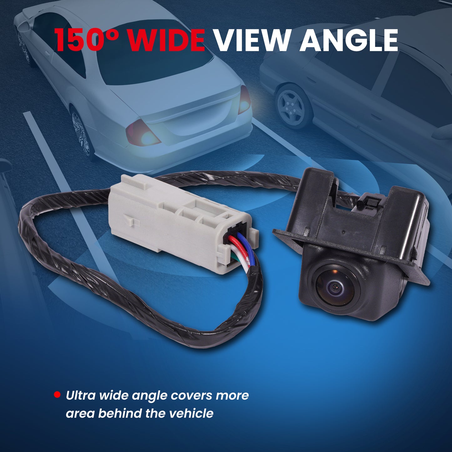 MOCA 592-284 Rear Park Assist Camera Fit for 2012-2016 Cadillac SRX 3.6L & 2010-2011 Cadillac SRX 2.8L 3.0L