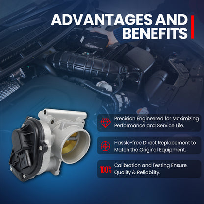 MOCA Throttle Body for 2005-2007 Ford Five Hundred 3.0L & 2005-2007 Ford Freestyle 3.0L & 2005-2007 Mercury Montego 3.0L