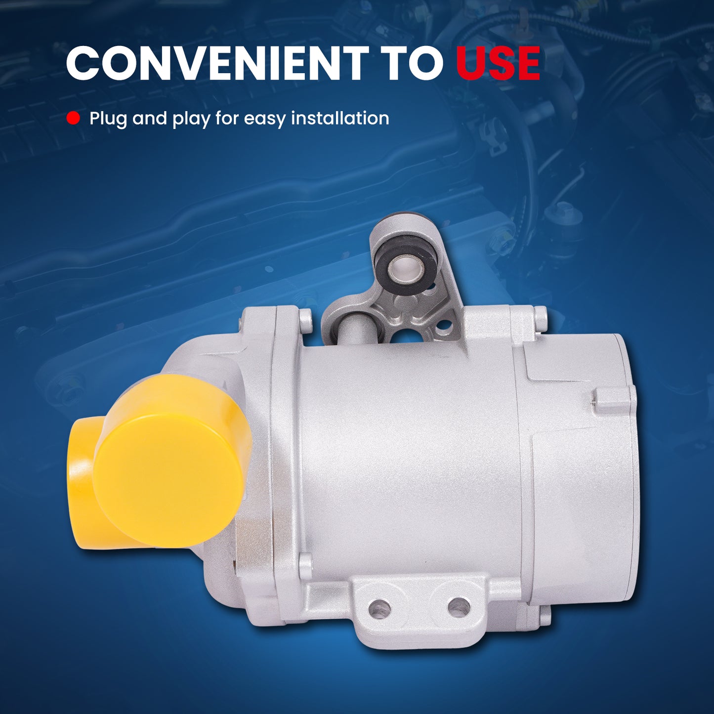 MOCA 115-2300 Electric Engine Water Pump Fit for 2011-2012 BMW X3 3.0L & 2011 BMW 528I 3.0L