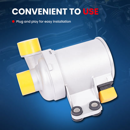 MOCA 11518635090 Electric Engine Water Pump Fit for 2015-2019 BMW X6 3.0L & 2015-2019 BMW 640i xDrive Gran Coupe 3.0L & 2013-2017 BMW 535i xDrive GT 3.0L