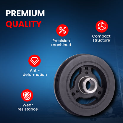 Engine Harmonic Balancer for Jeep Cherokee Comanche TJ Wagoneer Wrangler 4.0L