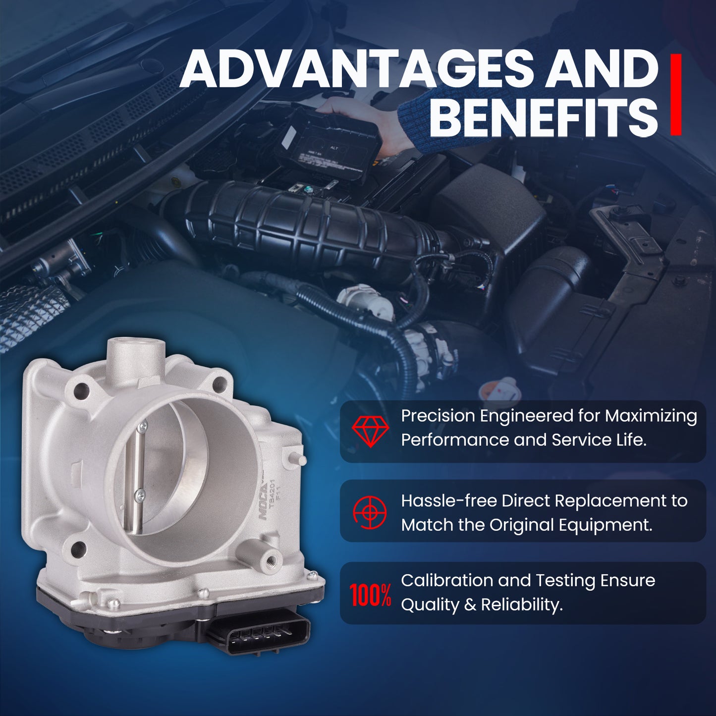MOCA Fuel Injection Throttle Body - TB4201