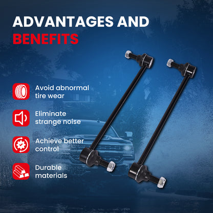 MOCA 2x Front Stabilizer Sway Bar End Links Fit for 2012-2017 Buick Verano & 2011-2015 Chevrolet Cruze Volt