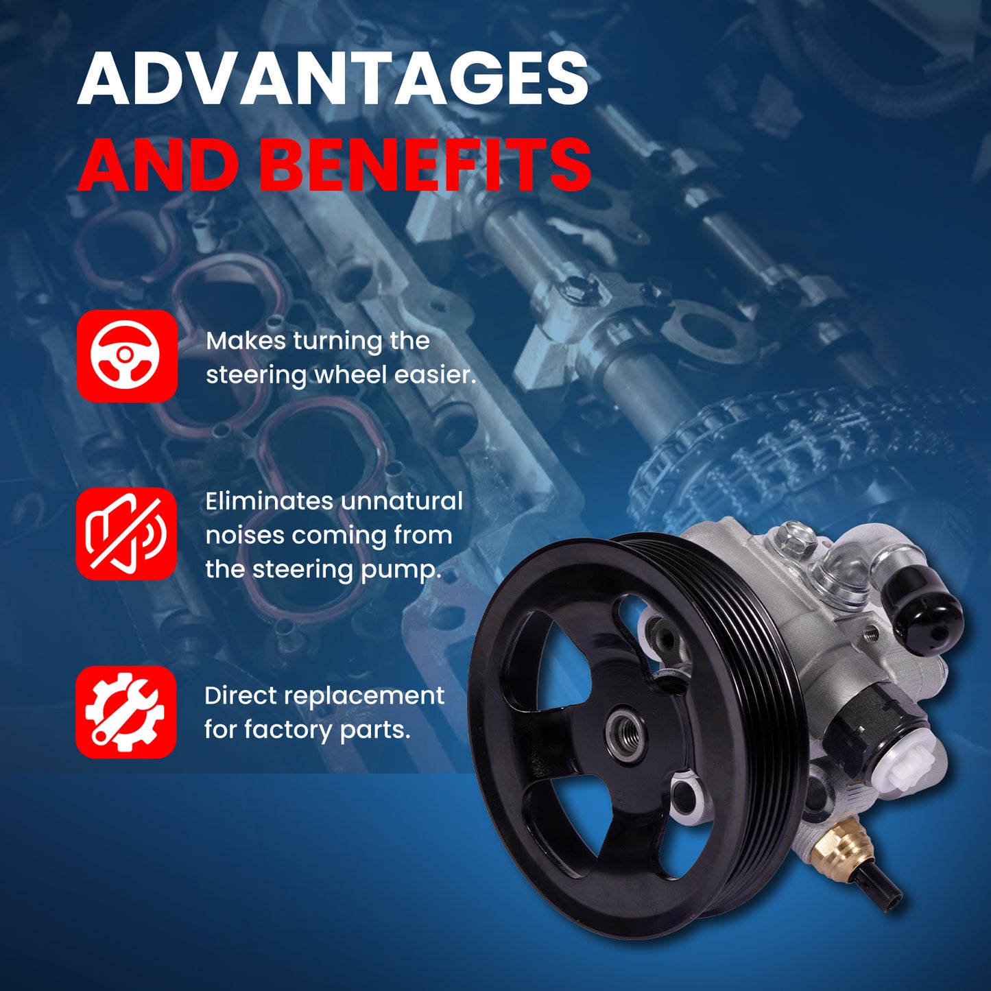 MOCA Power Steering Pump - PSP5345